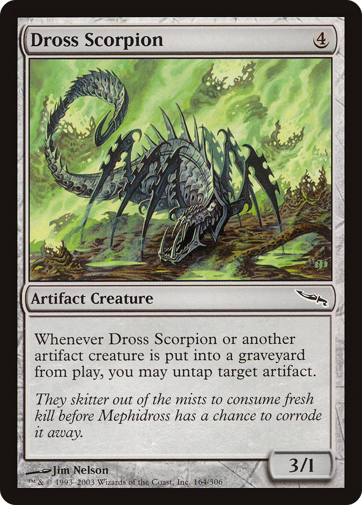 Image of Dross Scorpion (MRD-164) - Mirrodin