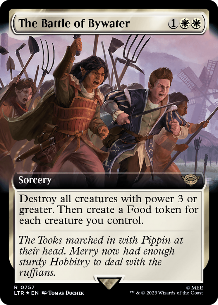 Image of The Battle of Bywater (Extended Art) (Surge Foil) (LTR-757) - The Lord of the Rings: Tales of Middle-earth: (Extended Art) Foil