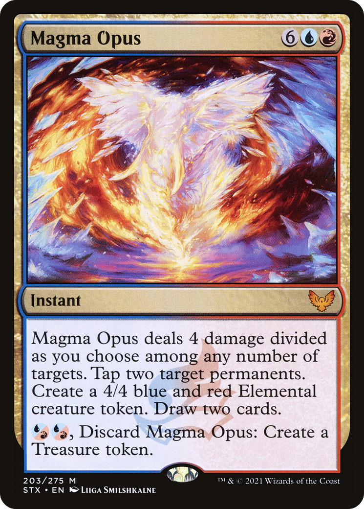 Image of Magma Opus (STX-203) - Strixhaven: School of Mages Foil