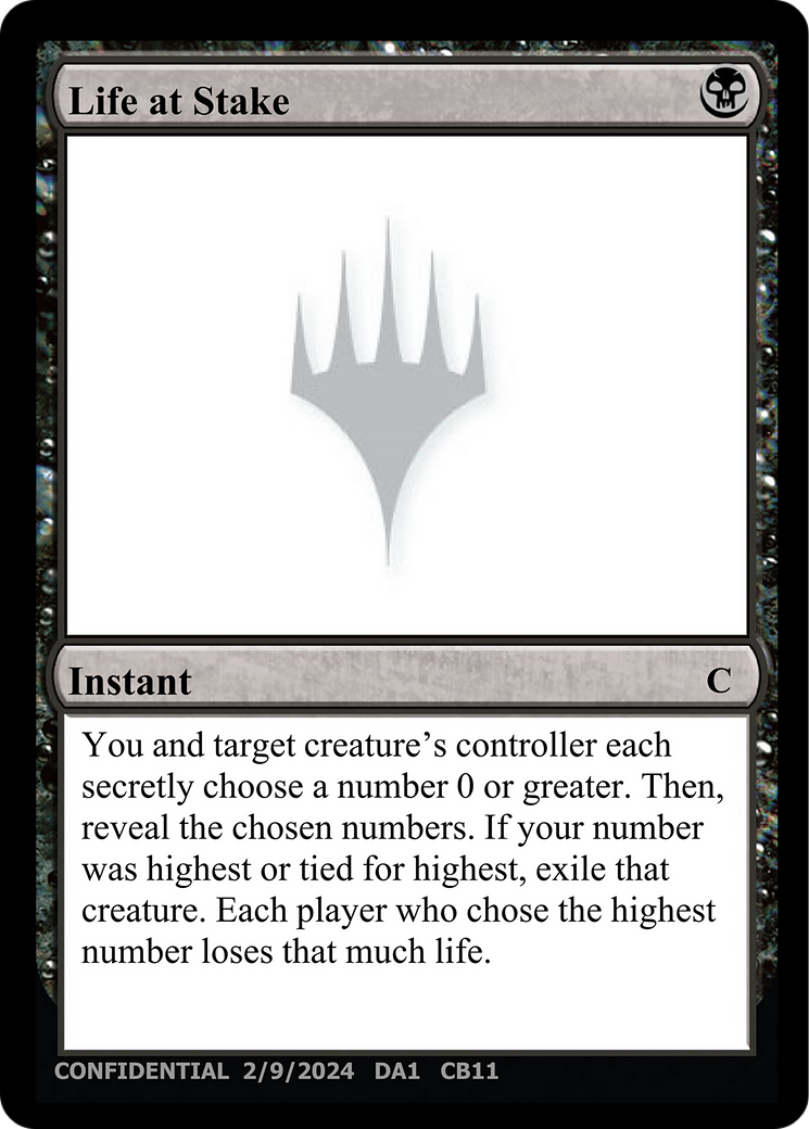 Image of Life at Stake (UNK-CB11A) - Unknown Event