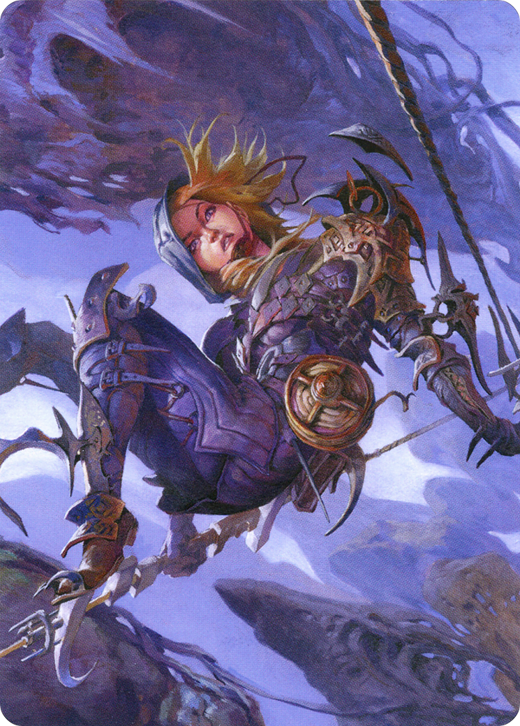 Image of Blackbloom Rogue // Blackbloom Rogue (AZNR-053) - Zendikar Rising Art Series (Borderless) Foil