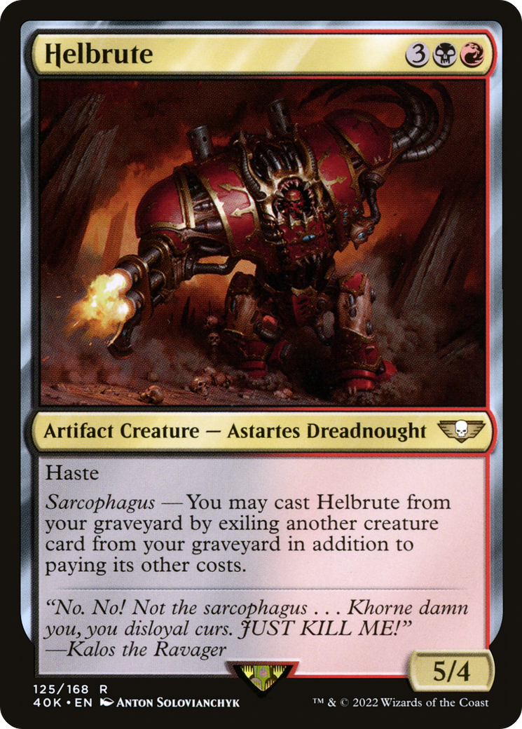 Image of Helbrute (40K-125) - Warhammer 40,000 Commander