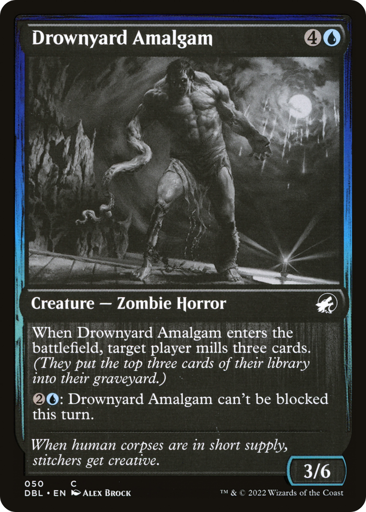 Image of Drownyard Amalgam (DBL-050) - Innistrad: Double Feature Foil