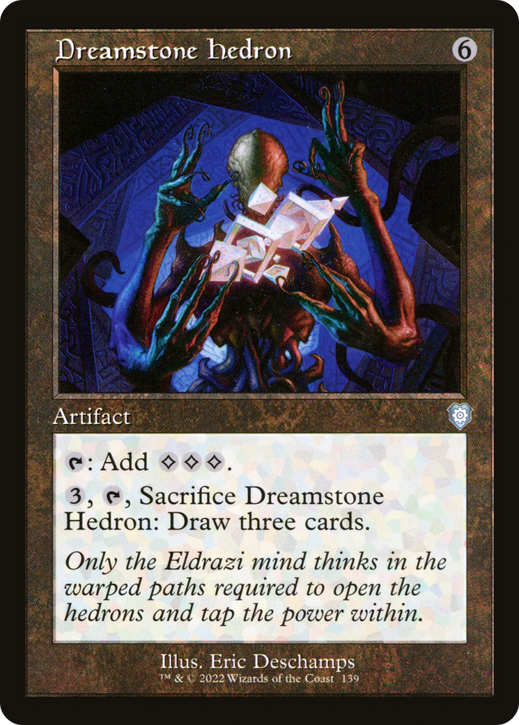 Image of Dreamstone Hedron (Retro Frame) (BRC-139) - The Brothers' War Commander