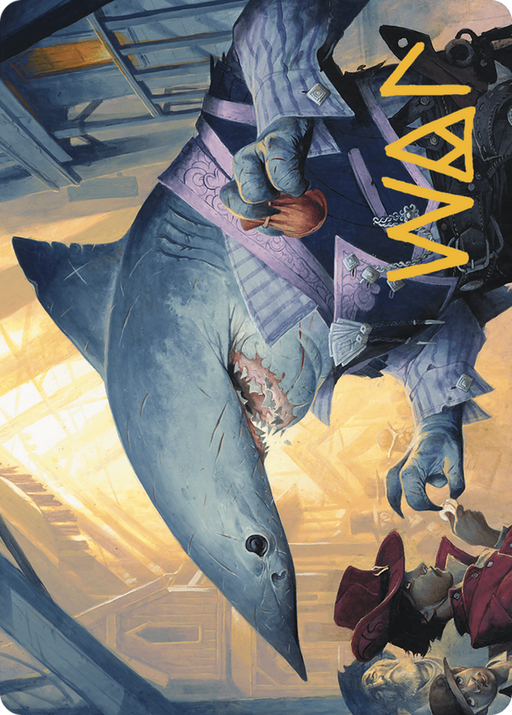 Image of Loan Shark // Loan Shark (AOTJ-006) - Outlaws of Thunder Junction Art Series (Borderless)