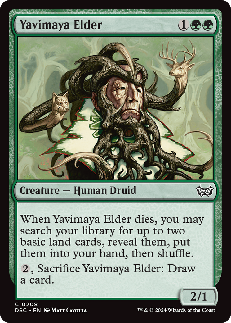 Image of Yavimaya Elder (DSC-208) - Duskmourn: House of Horror Commander