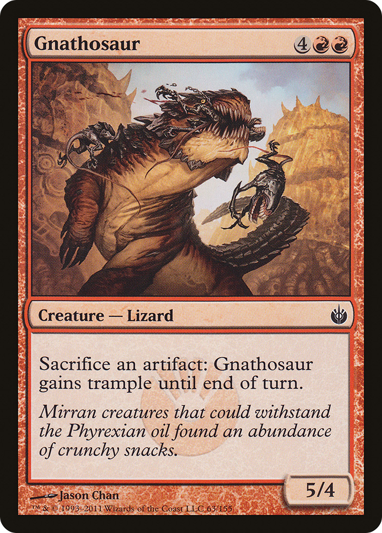 Image of Gnathosaur (MBS-063) - Mirrodin Besieged