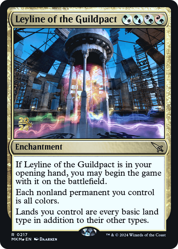 Image of Leyline of the Guildpact (PRE-217) - Murders at Karlov Manor Promos Foil