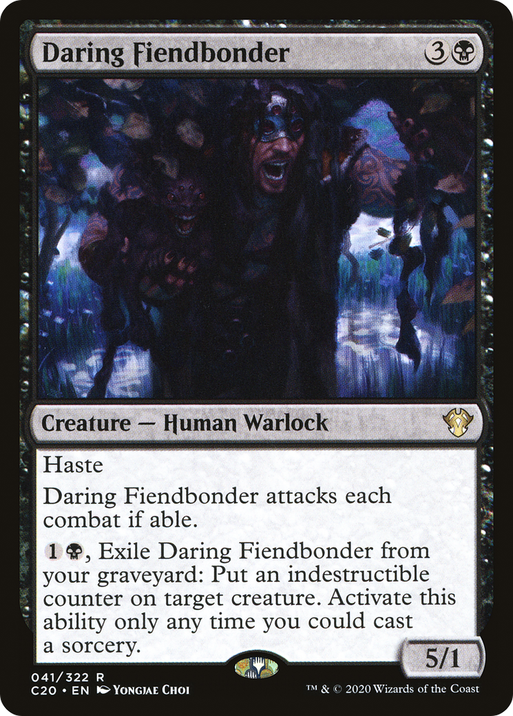 Image of Daring Fiendbonder (C20-041) - Commander 2020