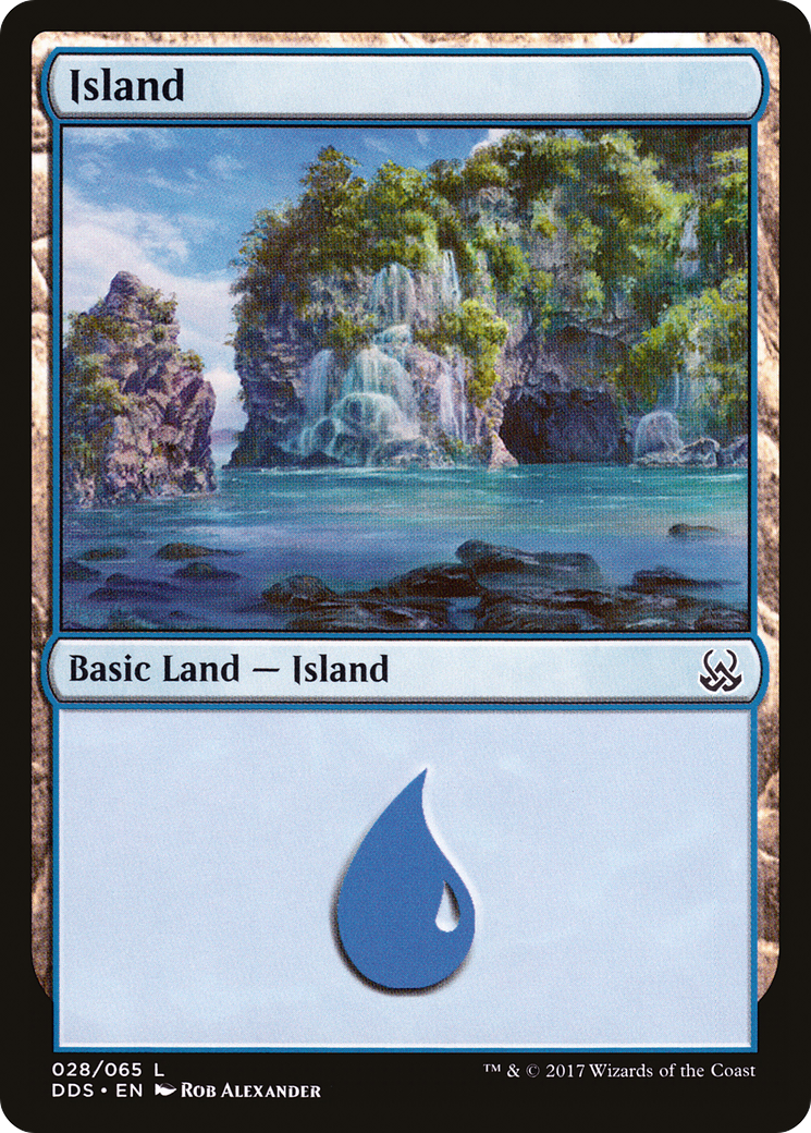 Image of Island (028) (DDS-028) - Duel Decks: Mind vs. Might