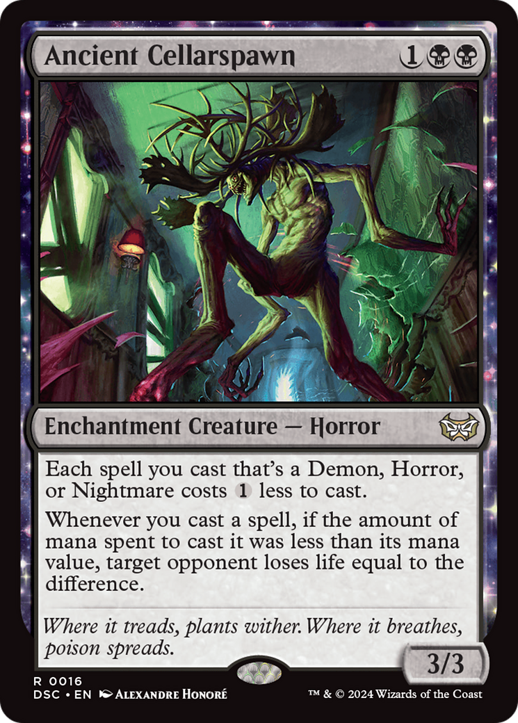 Image of Ancient Cellarspawn (DSC-016) - Duskmourn: House of Horror Commander: (enchantment)