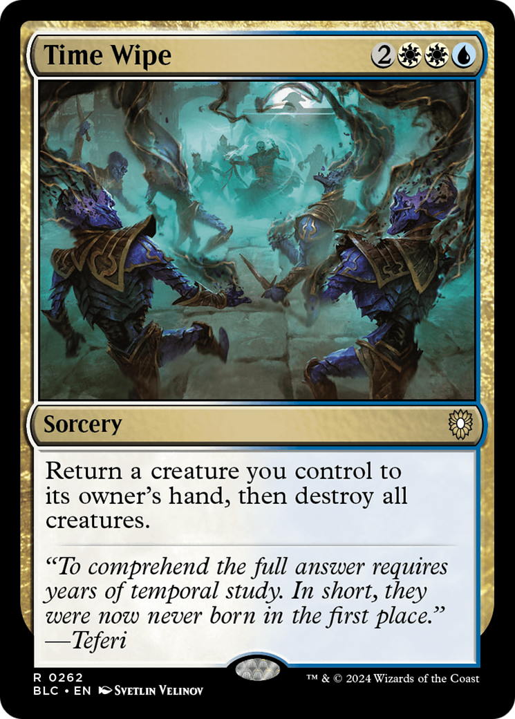 Image of Time Wipe (BLC-262) - Bloomburrow Commander