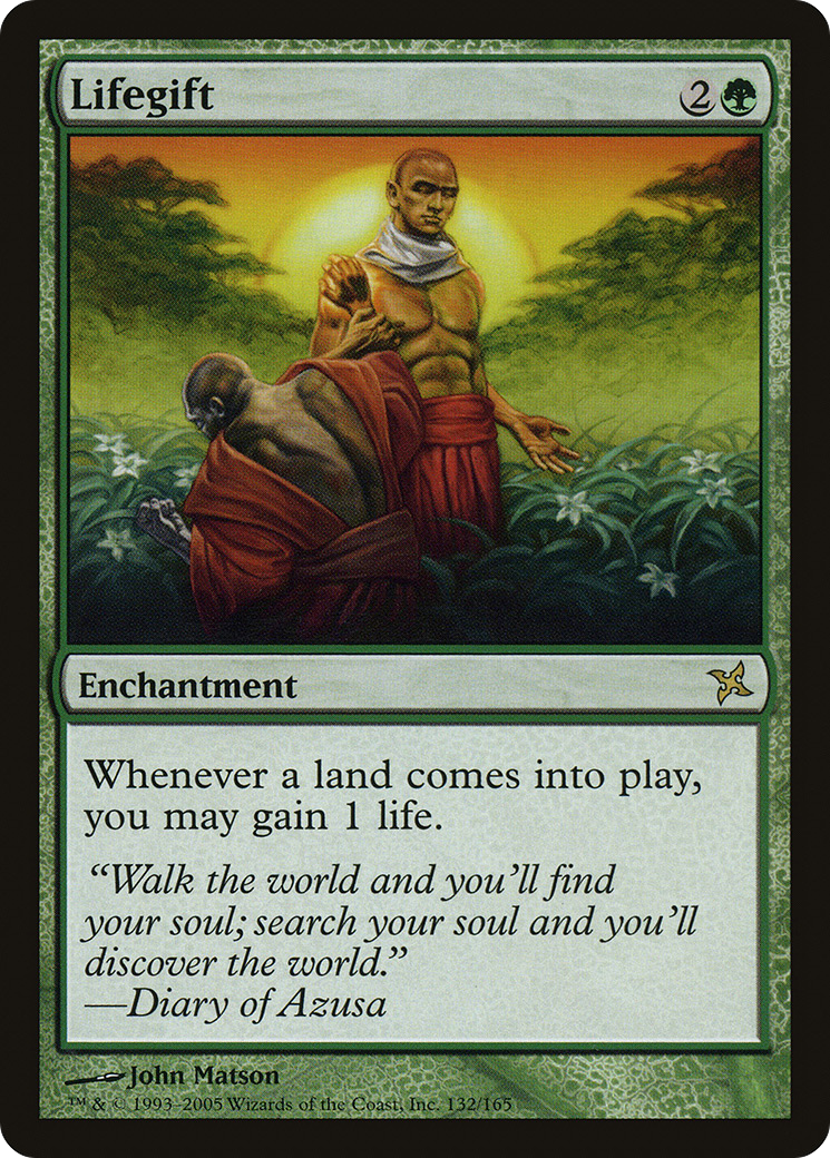 Image of Lifegift (BOK-132) - Betrayers of Kamigawa Foil
