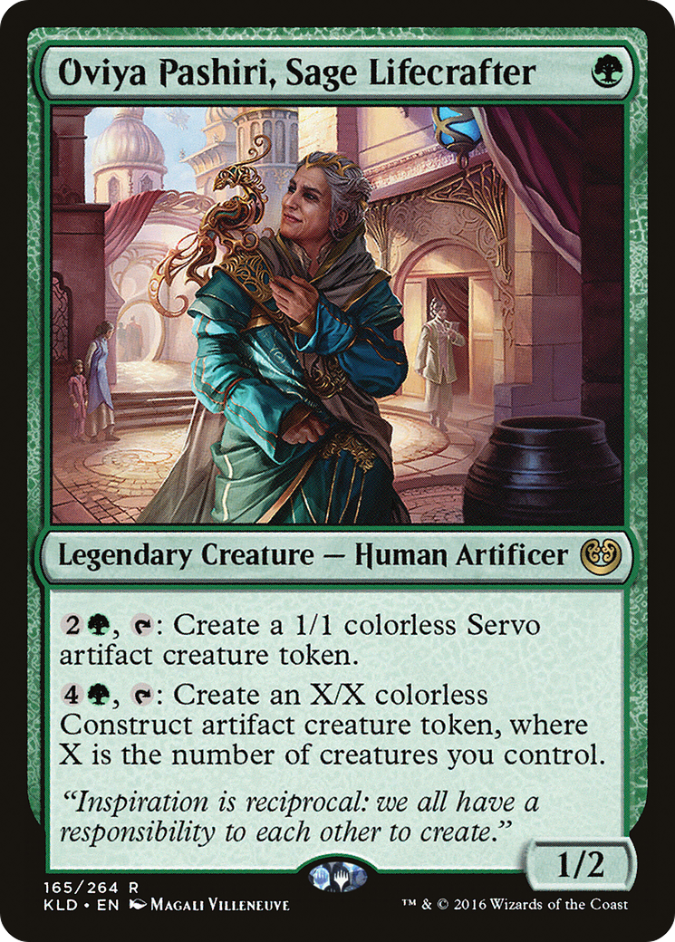 Image of Oviya Pashiri, Sage Lifecrafter (KLD-165) - Kaladesh