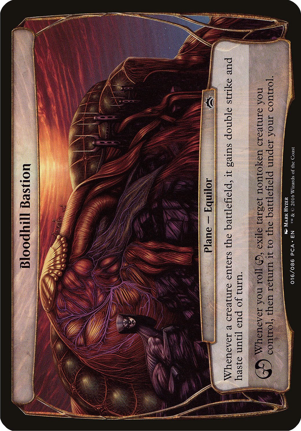 Image of Bloodhill Bastion (Planechase Anthology) (OVER-) - Planechase Anthology Planes