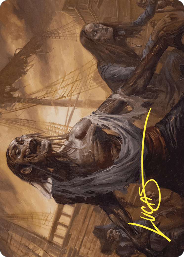 Image of Rise from the Tides Art Card (Gold-Stamped Signature) (ASCMM-011) - Commander Masters Art Series (Borderless)