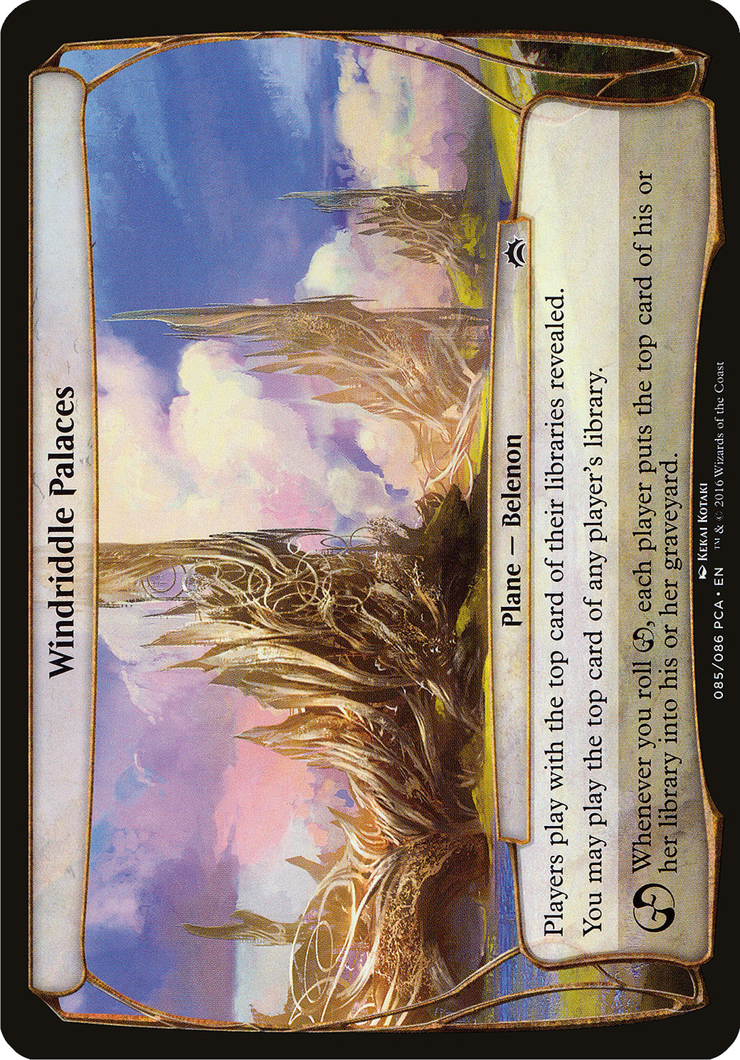 Image of Windriddle Palaces (Planechase Anthology) (OVER-) - Planechase Anthology Planes