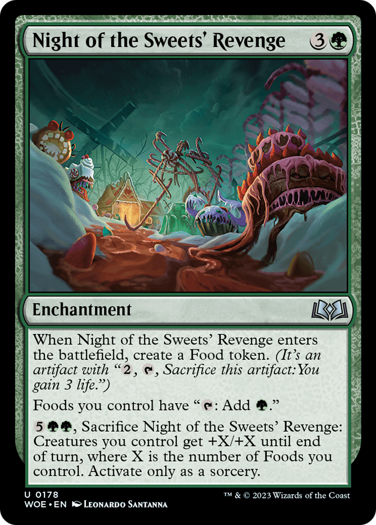 Image of Night of the Sweets' Revenge (WOE-178) - Wilds of Eldraine Foil