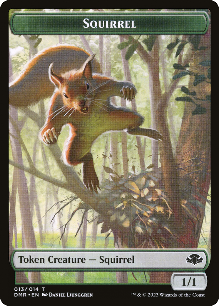 Image of Squirrel (TDMR-013) - Dominaria Remastered Tokens Foil