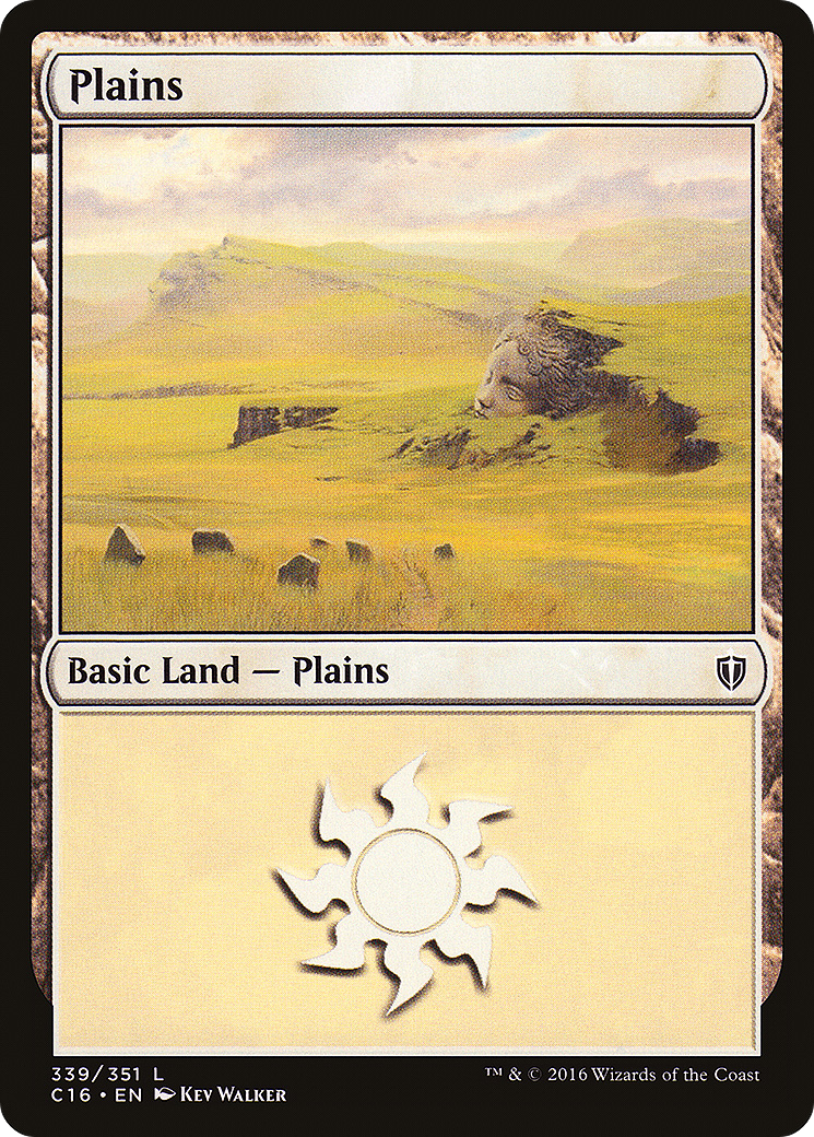 Image of Plains (339) (C16-339) - Commander 2016
