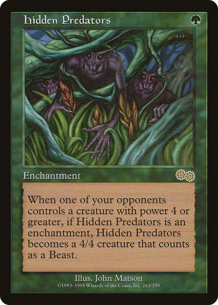 Image of Hidden Predators (USG-263) - Urza's Saga