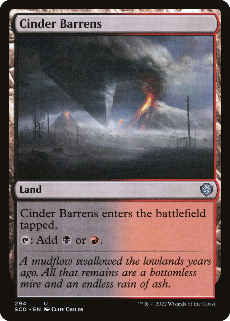 Image of Cinder Barrens (SCD-294) - Starter Commander Decks