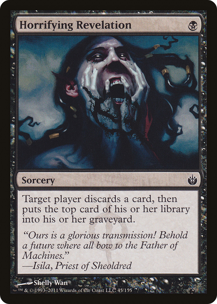 Image of Horrifying Revelation (MBS-045) - Mirrodin Besieged