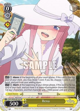 Image of Rena (SR) (5HY/W90-E014S SR) - The Quintessential Quintuplets 2