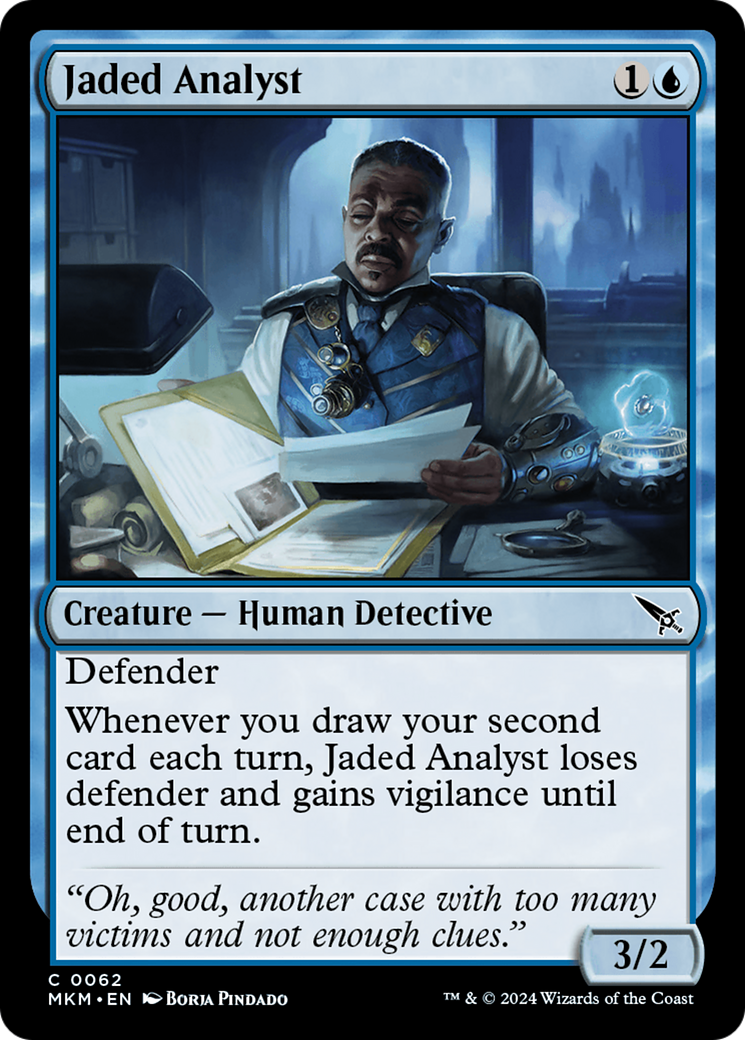 Image of Jaded Analyst (MKM-062) - Murders at Karlov Manor