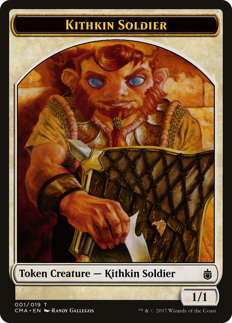 Image of Kithkin Soldier (CMA-001) - Commander Anthology Tokens