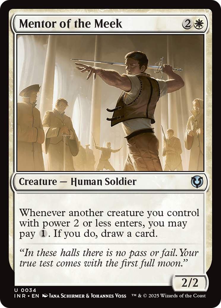 Image of Mentor of the Meek (INR-034) - Innistrad Remastered Foil