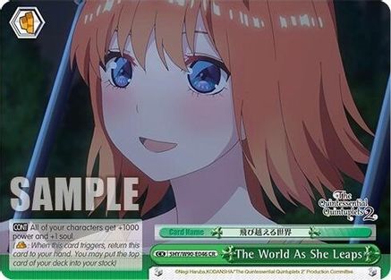 Image of The World As She Leaps (5HY/W90-E046 CR) - The Quintessential Quintuplets 2