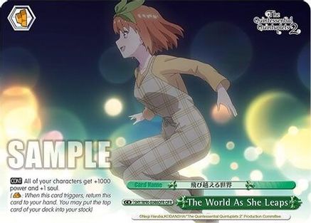 Image of The World As She Leaps (OFR) (5HY/W90-E046OFR OFR) - The Quintessential Quintuplets 2