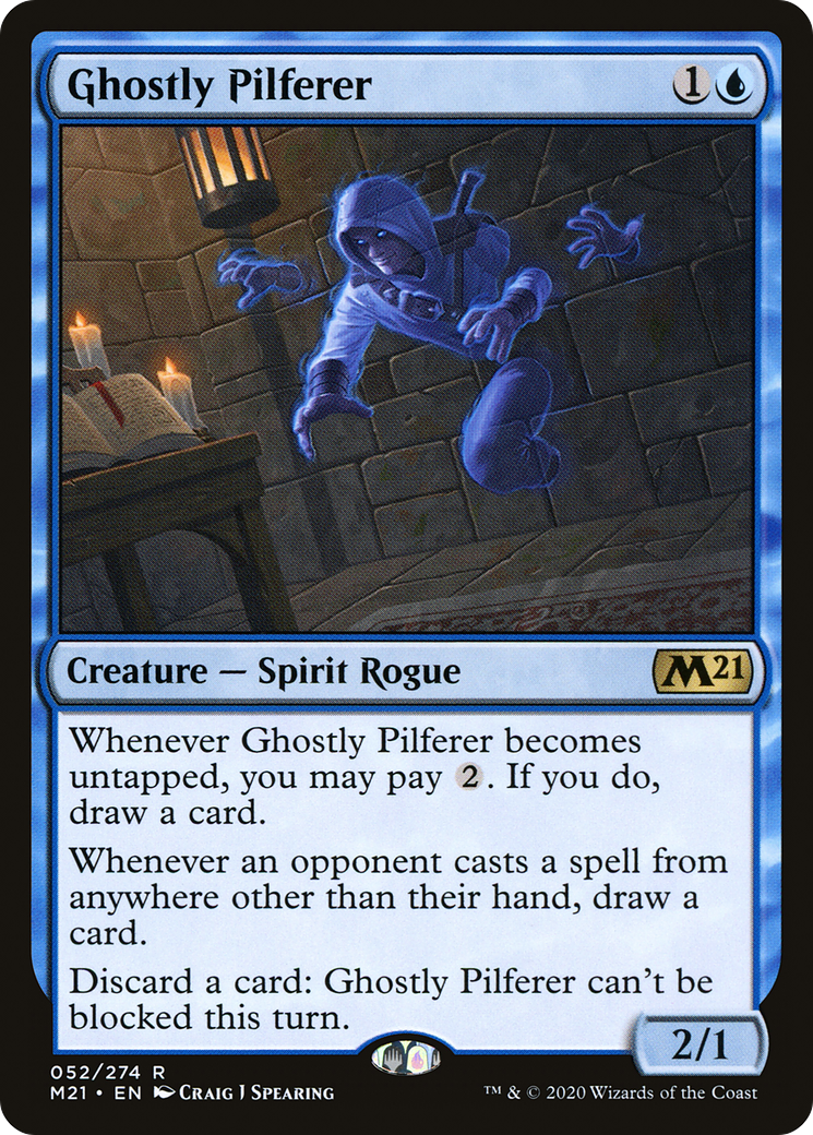 Image of Ghostly Pilferer (M21-052) - Core Set 2021