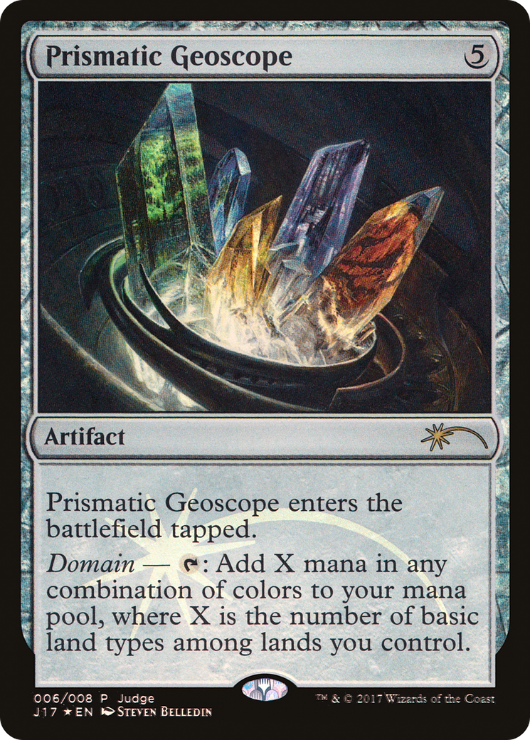 Image of Prismatic Geoscope (JDG-006) - Judge Gift Cards 2017 Foil