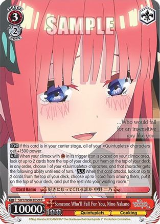 Image of Someone Who'll Fall For You, Nino Nakano (5HY/W90-E059 R) - The Quintessential Quintuplets 2