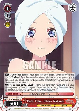 Image of Bath Time, Ichika Nakano (5HY/W90-E067 C) - The Quintessential Quintuplets 2