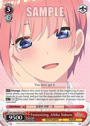 Image of Fantasizing, Ichika Nakano (SR) (5HY/W90-E073S SR) - The Quintessential Quintuplets 2
