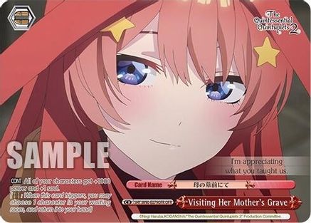 Image of Visiting Her Mother's Grave (OFR) (5HY/W90-E079OFR OFR) - The Quintessential Quintuplets 2