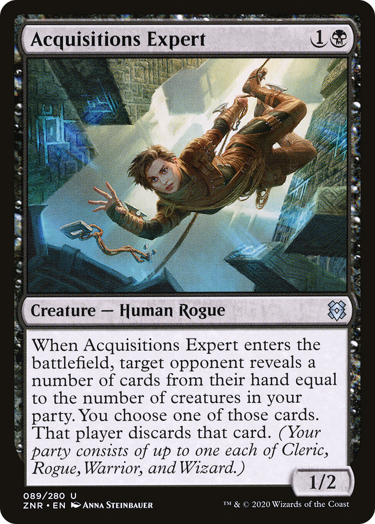 Image of Acquisitions Expert (ZNR-089) - Zendikar Rising Foil
