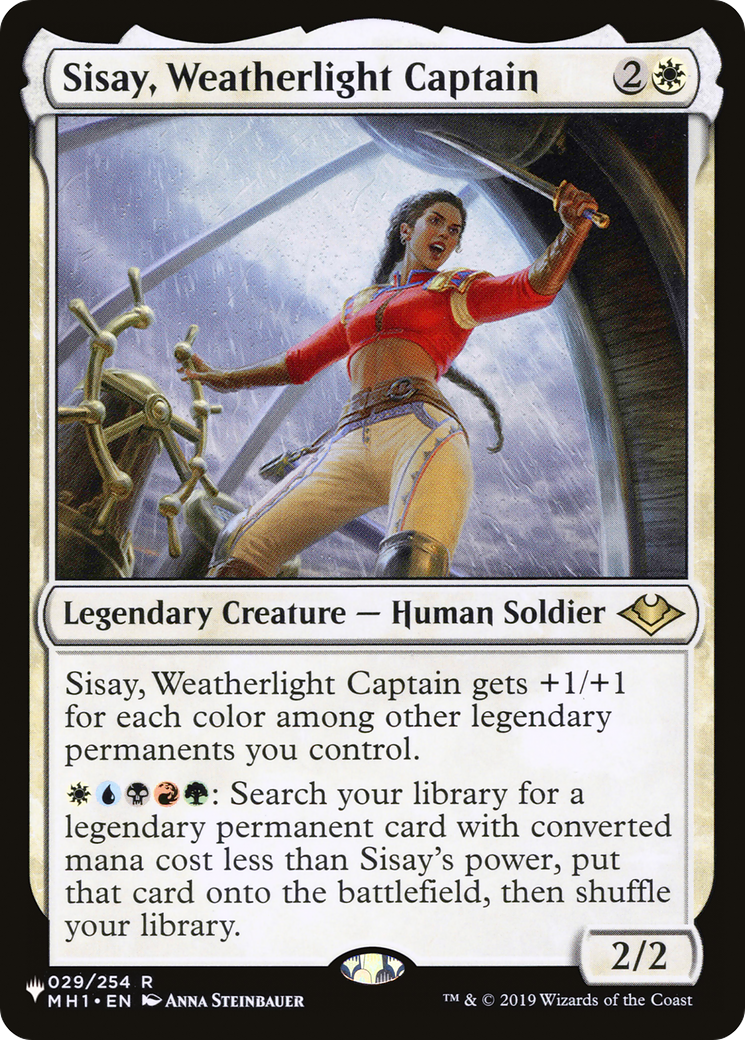 Image of Sisay, Weatherlight Captain (LIST-MH1-29) - The List