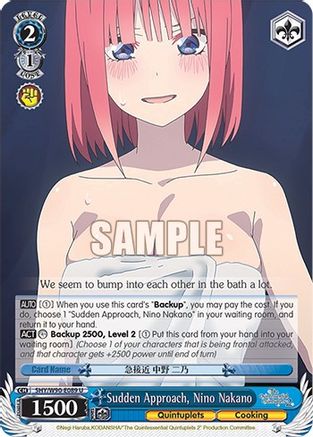Image of Sudden Approach, Nino Nakano (5HY/W90-E089 U) - The Quintessential Quintuplets 2