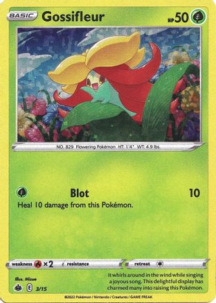 Image of Gossifleur 003/15  - Holofoil McDonalds Promos 2022 - Promo