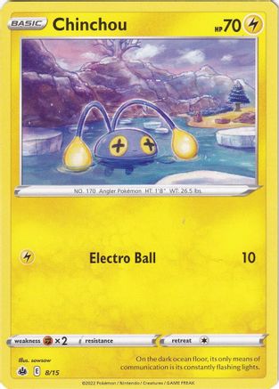 Image of Chinchou 008/015  McDonalds Promos 2022 - Promo