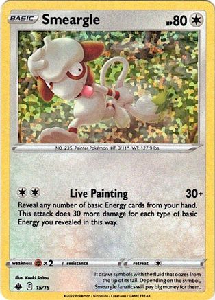 Image of Smeargle 015/15  - Holofoil McDonalds Promos 2022 - Promo