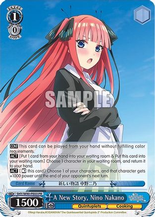 Image of A New Story, Nino Nakano (5HY/W90-PE03 PR) - The Quintessential Quintuplets 2