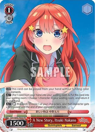 Image of A New Story, Itsuki Nakano (5HY/W90-PE06 PR) - The Quintessential Quintuplets 2