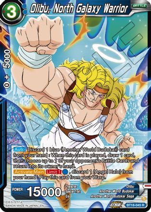 Image of Olibu, North Galaxy Warrior (BT18-045) - Dawn of the ZLegends