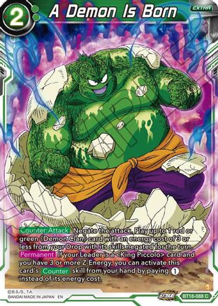 Image of A Demon Is Born (BT18-088) - Dawn of the ZLegends Foil