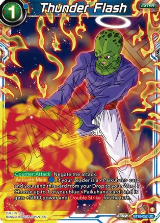 Image of Thunder Flash (BT18-057) - Dawn of the ZLegends